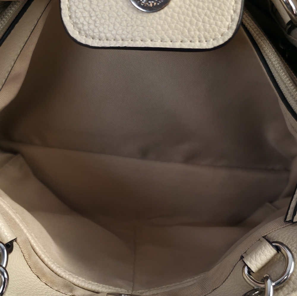 ๐ธ Dana Buchman Floral Pink & Cream Chain Tote ๐ท Dainty Feminine Aesthetic ๐ธ - Picture 11 of 16